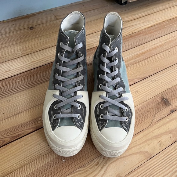 Converse Chuck Taylor All Star Contract High Top Tidepool Sneakers Colorblock 11 - Picture 4 of 8